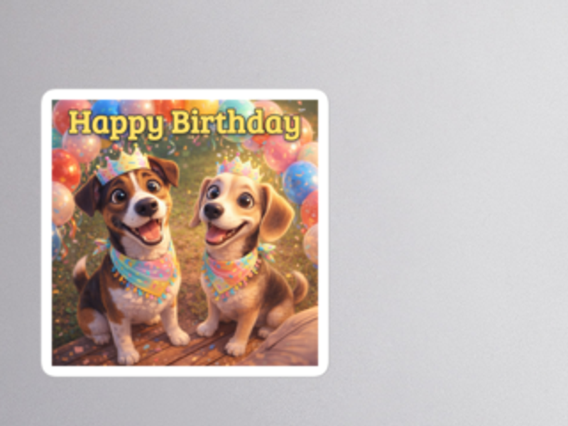 Custom pet sticker